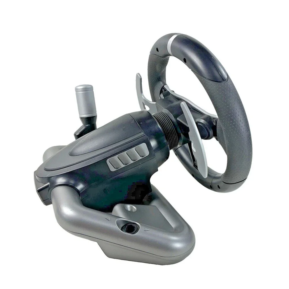 Mad Catz Wireless Force Feedback Racing Wheel & Pedals in Original Box Tested